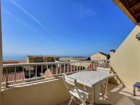 Appartement vue mer en plein centre de Valras-Plage